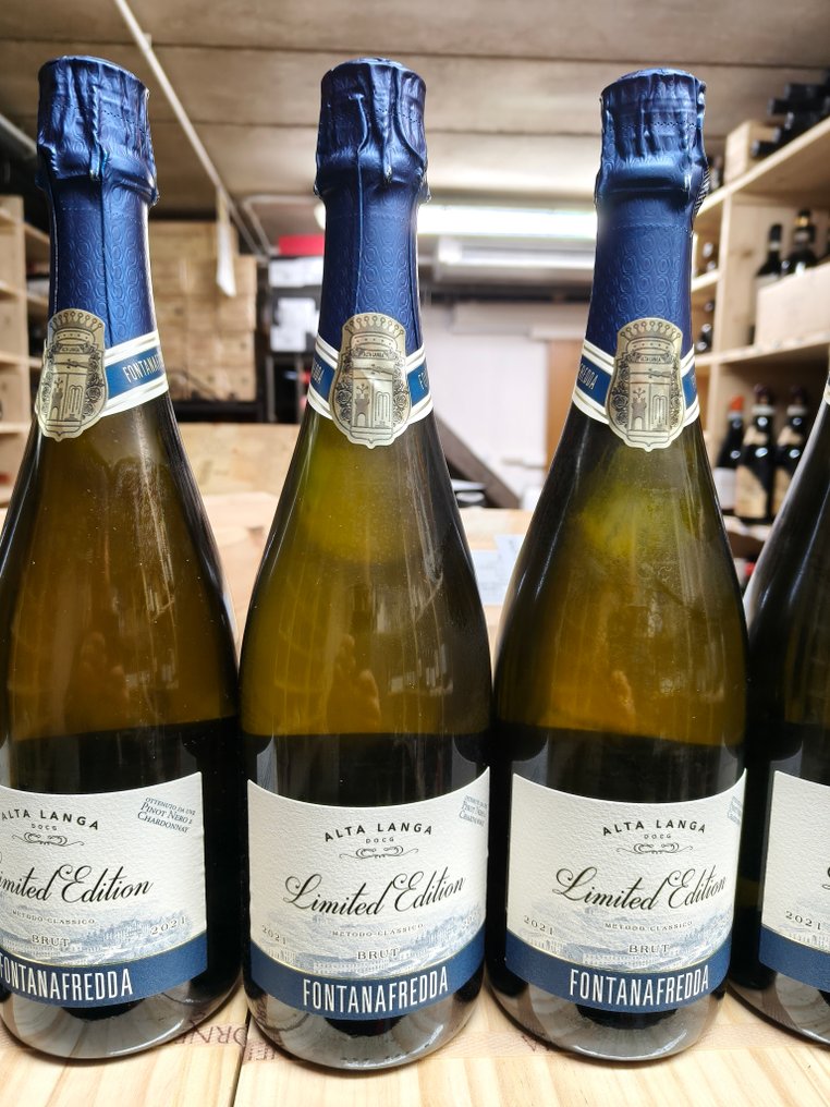 2021 Fontanafredda, Limited Edition - Alta Langa Brut - 6 Pullot (0.7 L) #1.0