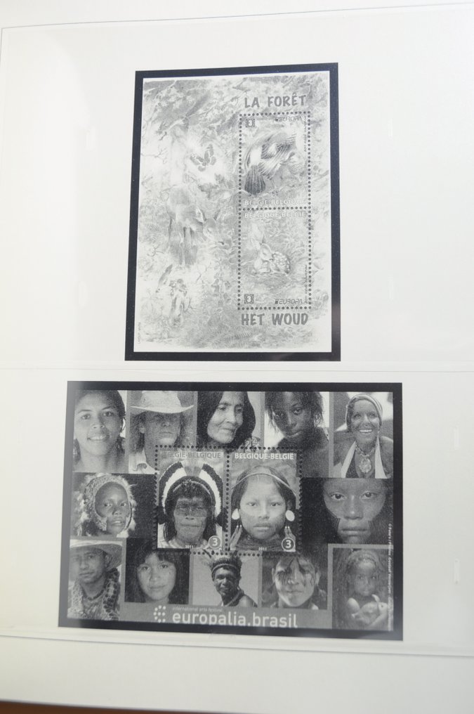 Accessories  - 3 luxury Safe albums with cassettes and various sheets. #4.3