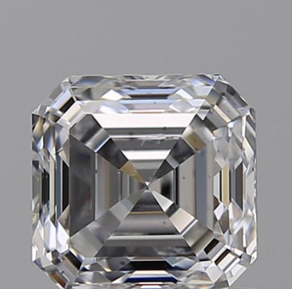 1 pcs Gyémánt  (Természetes)  - 0.80 ct - Smaragd - D (színtelen) - SI1 - Amerikai Gemmológiai Intézet (GIA) #1.0