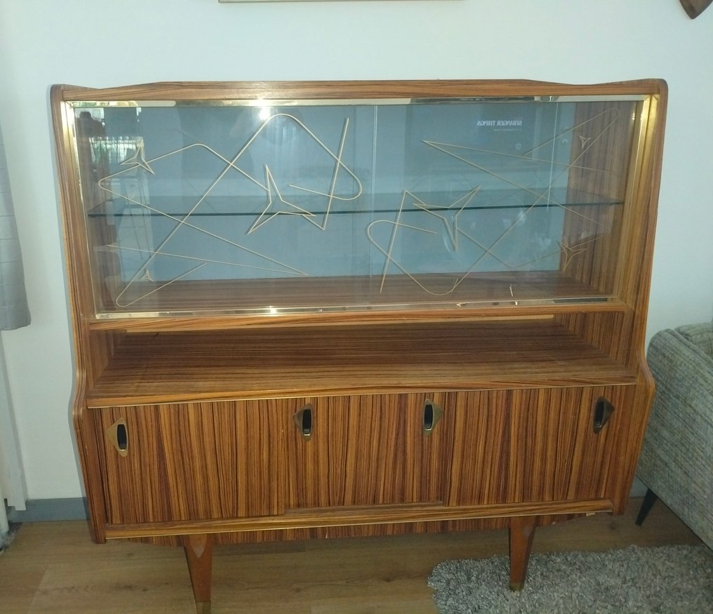 高板 - 木 - 复古展示柜 #1.0