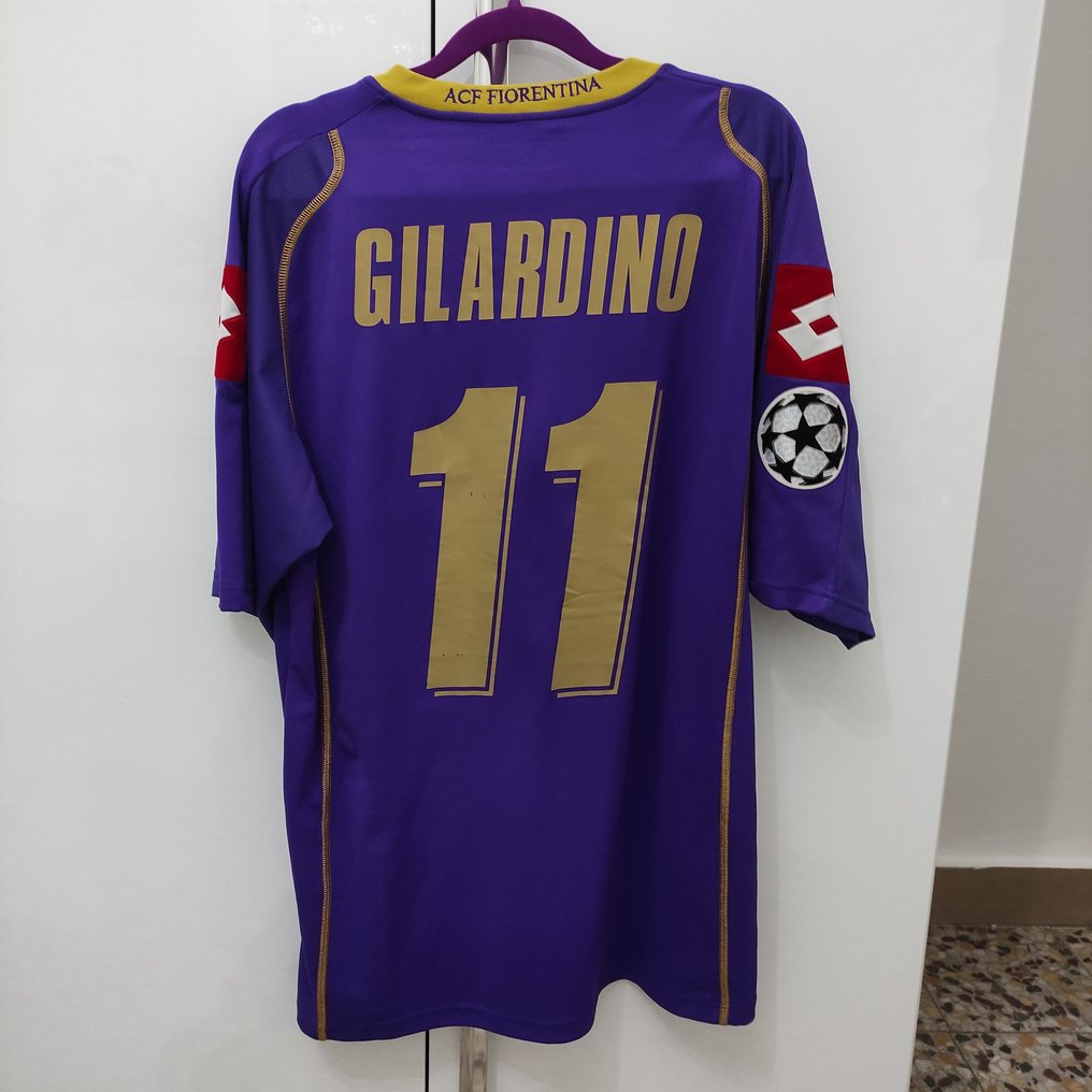 Fiorentina - 意大利足球联盟 - Alberto Gilardino - 2008 - 足球衫 #1.0