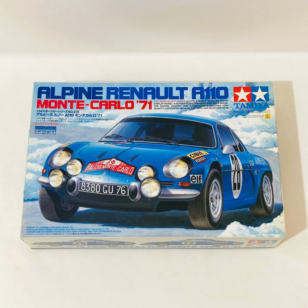 Tamiya 1:24 - Κιτ μοντελισμού - Alpine Renault A110 Monte-Carlo '71 - 24278 Κλασικά 2005s #1.0