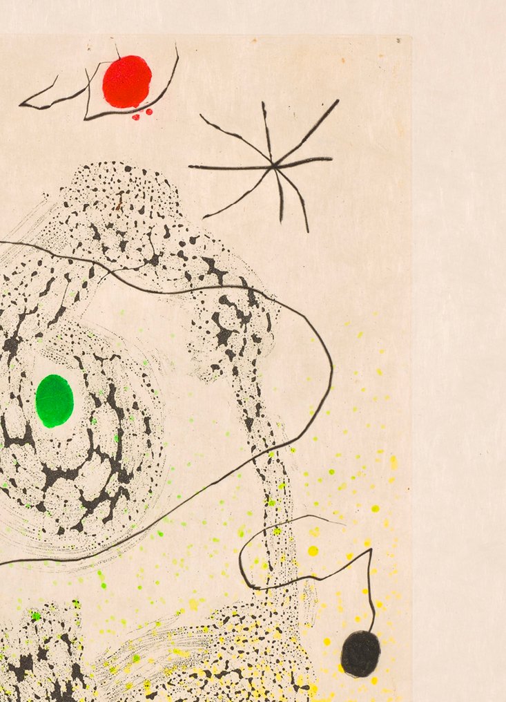 Joan Miro (1893-1983) - Passacaille - 1968 Signed etching #1.0