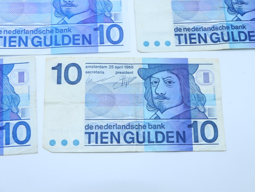 Netherlands. - 20 x 10 Gulden - 1968 - Frans Hals - Pick 91  (No reserve price) #1.0