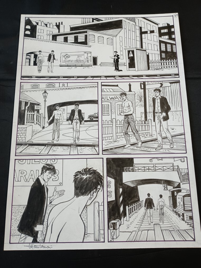 Montanari, Giuseppe - 5 Original page - Dylan Dog #4.3