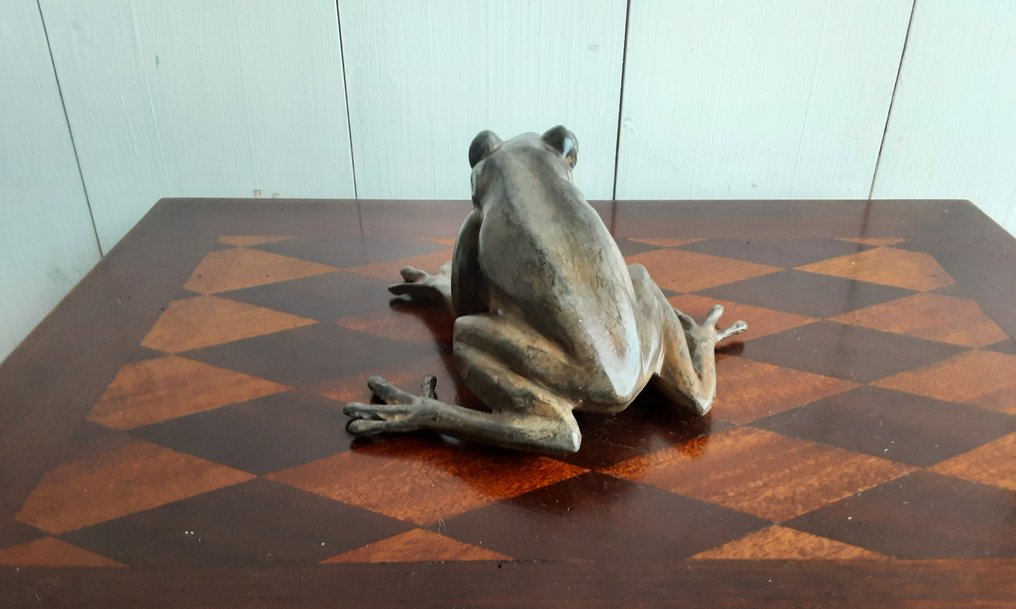 P. Chenet - 小雕像 - Kikker - 14,5 cm - 青銅色 #3.2