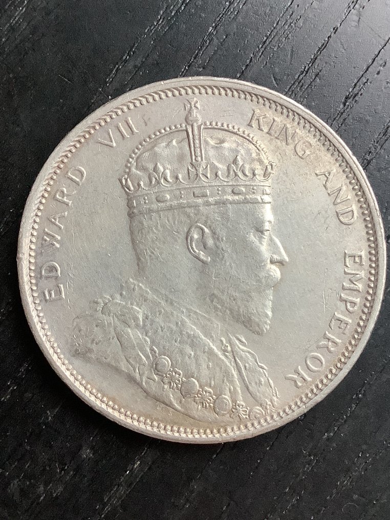 Straits Settlements. Edward VII. 1 Dollar 1904  (No reserve price) #1.0