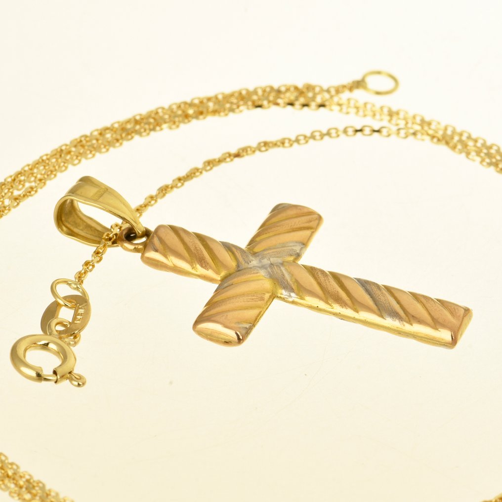 Necklace with pendant - 18 kt. Yellow gold #1.0