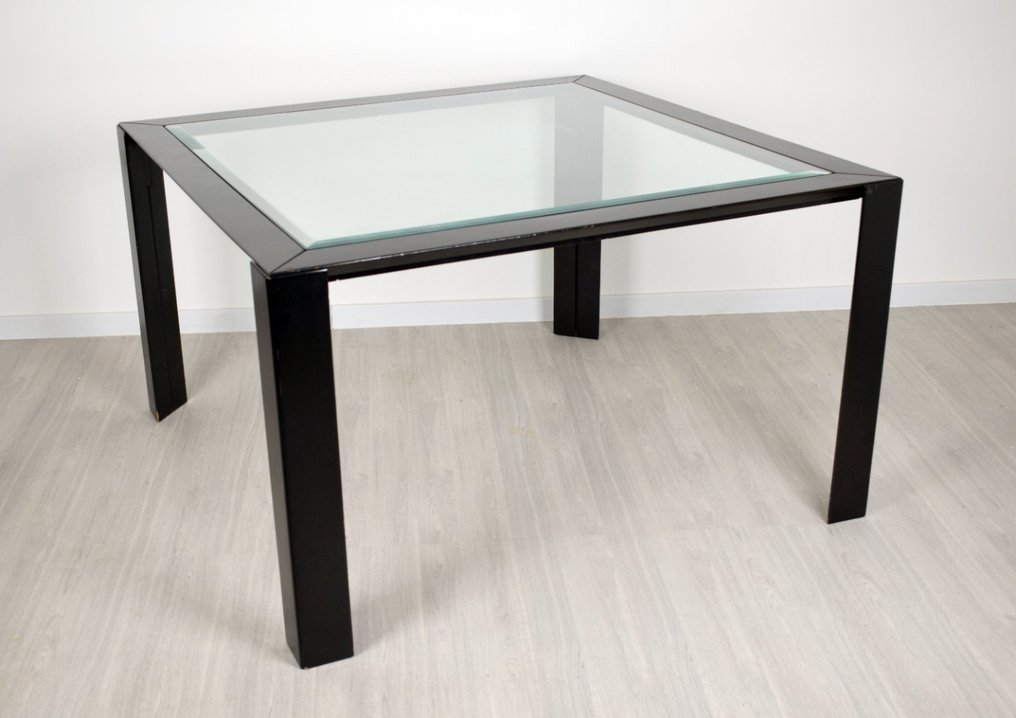 桌子 - 木, 玻璃 - 漆面木材 #1.0