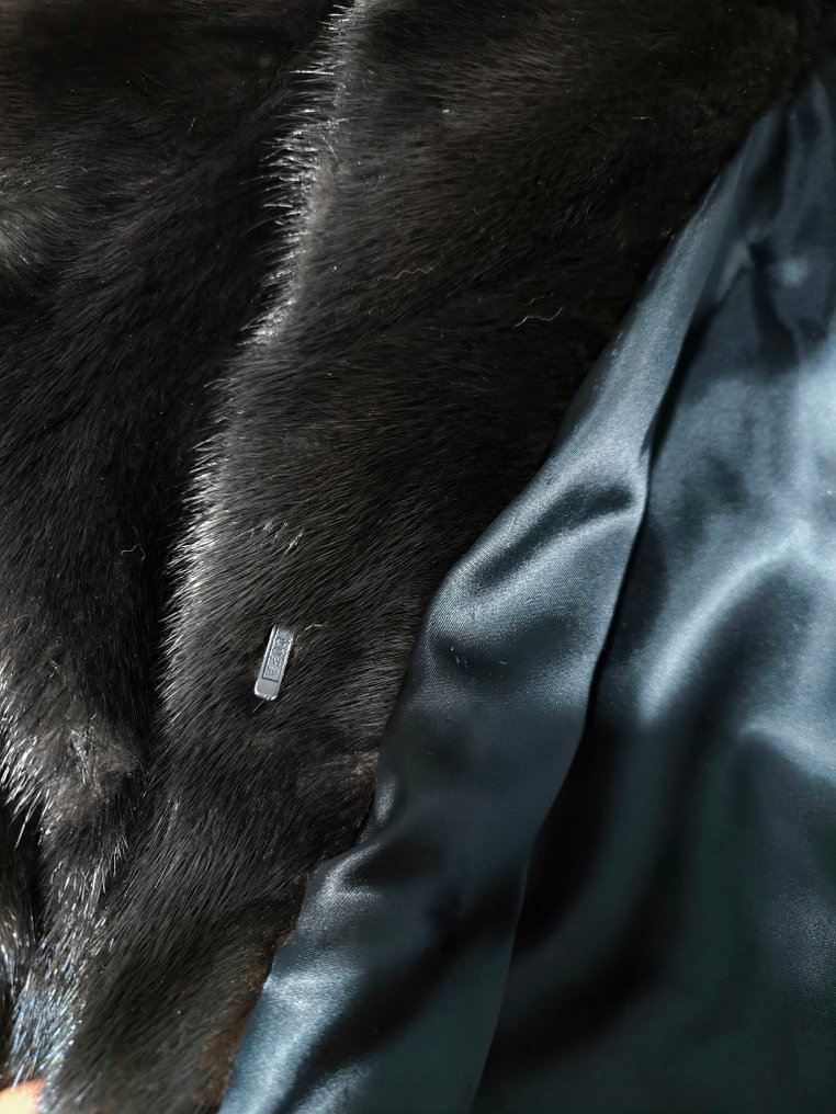 Other brand, black-glama - Γούνινο παλτό #2.1