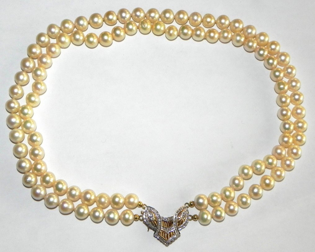 串珠子 - 14K包金 黄金 钻石 (天然)  #3.2