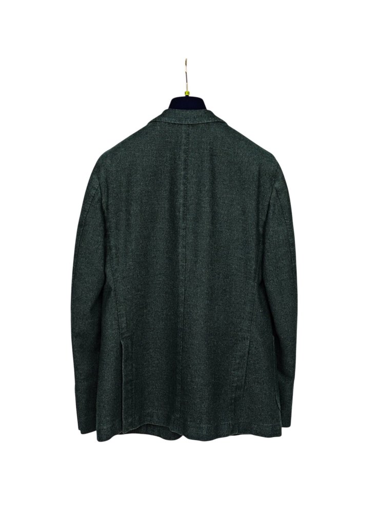 SANTANIELLO RRP 600€ – Green Wool Blend Casual Blazer – Made in Italy - 50 IT - Marynarka - Nowe z metkami #3.2