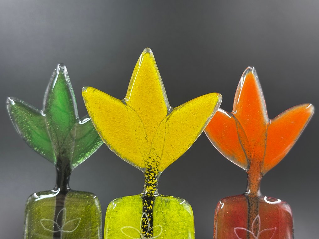 Studio Habrat - Figurine - Meadow Flowers (3) - fusing #2.1