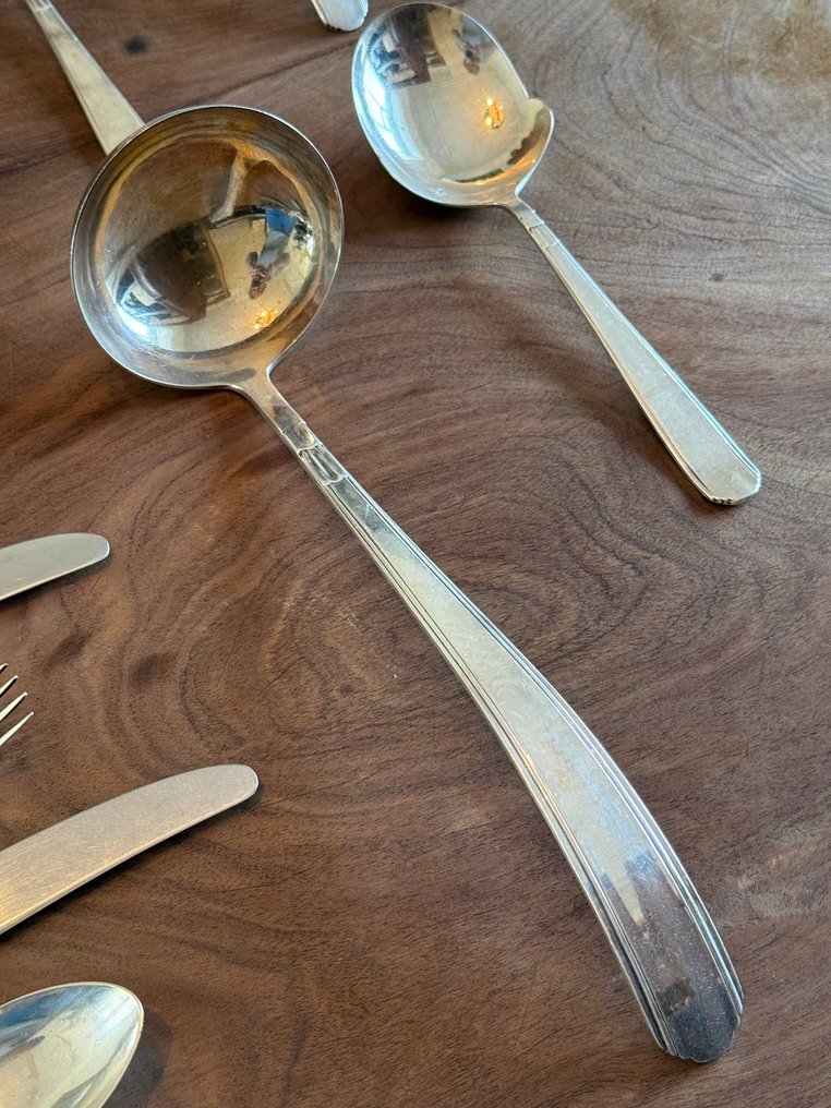 GERO - George Nilsson - Servizio di posate (41) - model 431 - Placcato argento - Art Deco per 6 persone #3.2