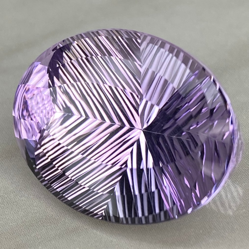 沒有保留價 紫色 紫水晶  - 25.12 ct - 國際有色寶石協會 (ICA GemLab) - 顶级“精准剪裁” #2.1