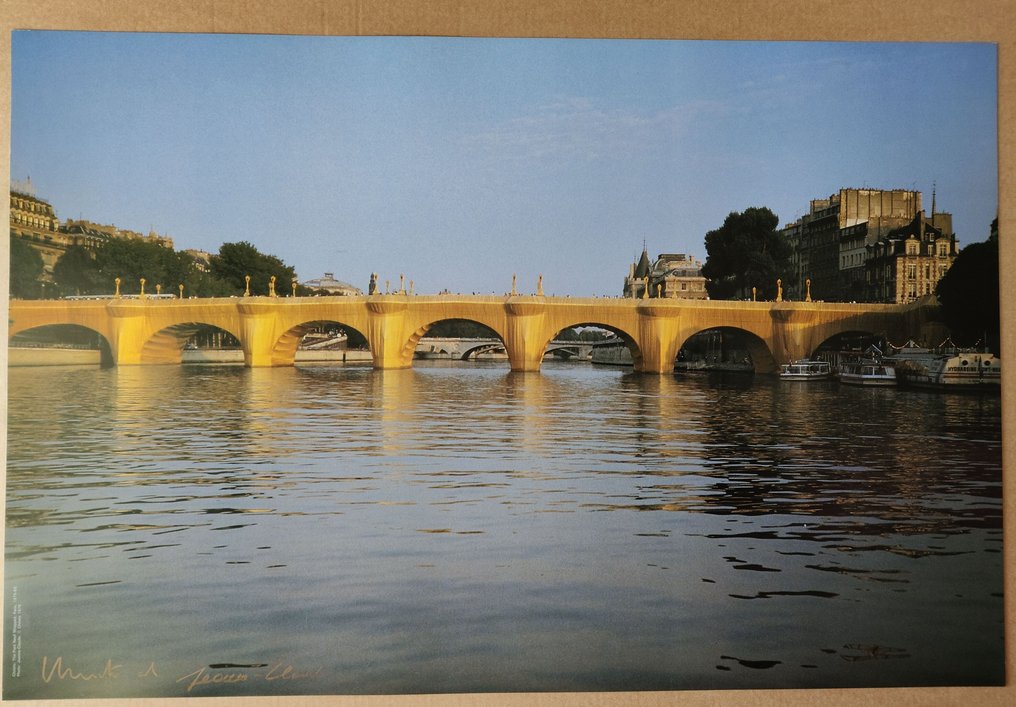 Christo & Jeanne-Claude (1935-2020) - The Pont Neuf Wrapped, handsigned, 1991 #1.0