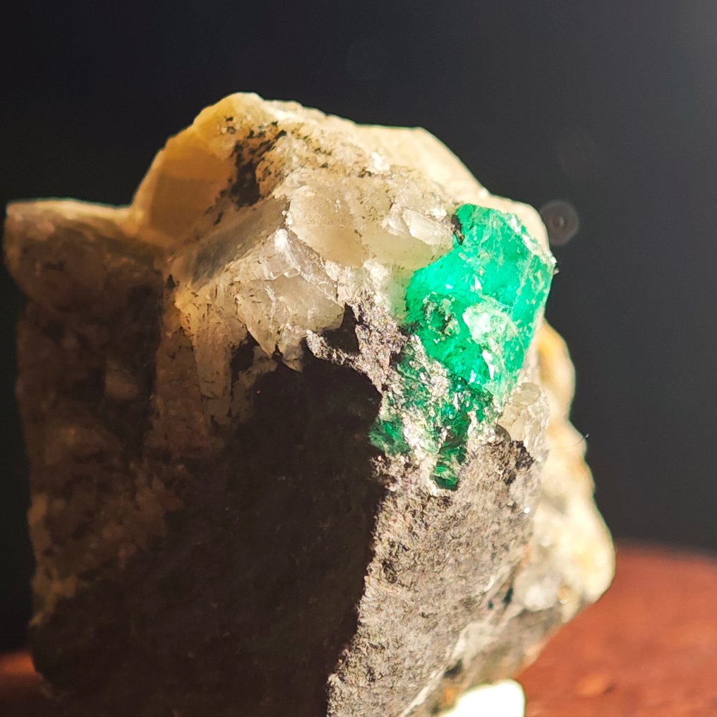 38,95 ct Μουζό Δώρο Πράσινο Κολομβιανό Σμαράγδι Δείγμα- 7.79 g #4.3