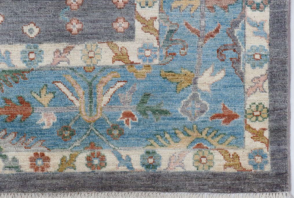 Afghan, Ziegler Kazak, Large Hand-knotted Traditional Oushak rug Unique High quality Premium wool - Carpet - 373 cm - 283 cm - New Handmade Designer rug #2.1