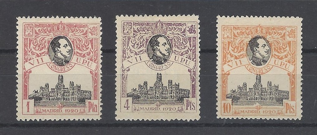 西班牙 1920 - UPU-系列完整 - Edifil 297/09 #1.0