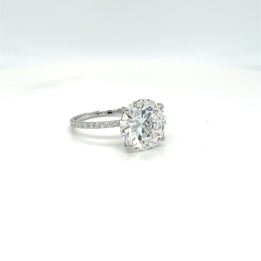 Δαχτυλίδι - 14 καράτια Λευκός χρυσός -  3.10ct. tw. Διαμάντι (Εργαστηριακής καλλιέργειας) - Διαμάντι #2.1