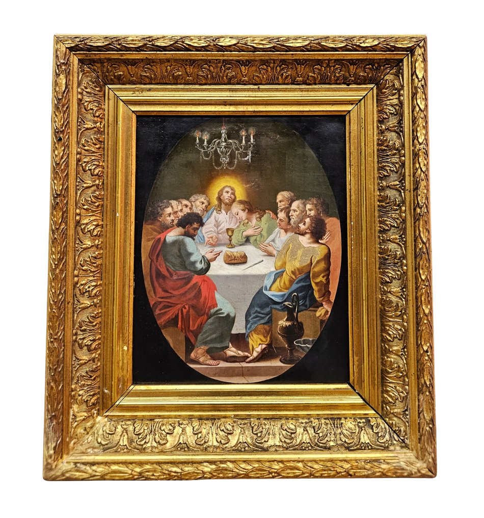 Northern european school (XIX) - NO RESERVE - The fraction of bread #1.0