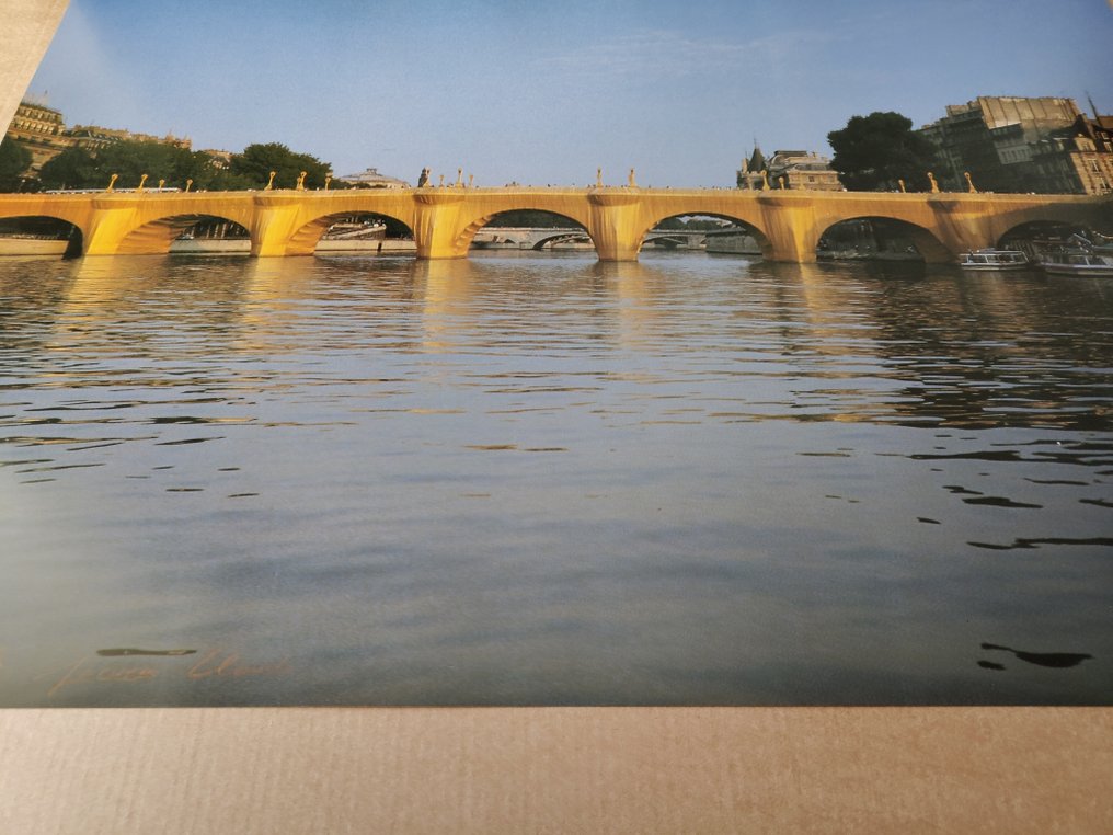 Christo & Jeanne-Claude (1935-2020) - The Pont Neuf Wrapped, handsigned, 1991 #2.1