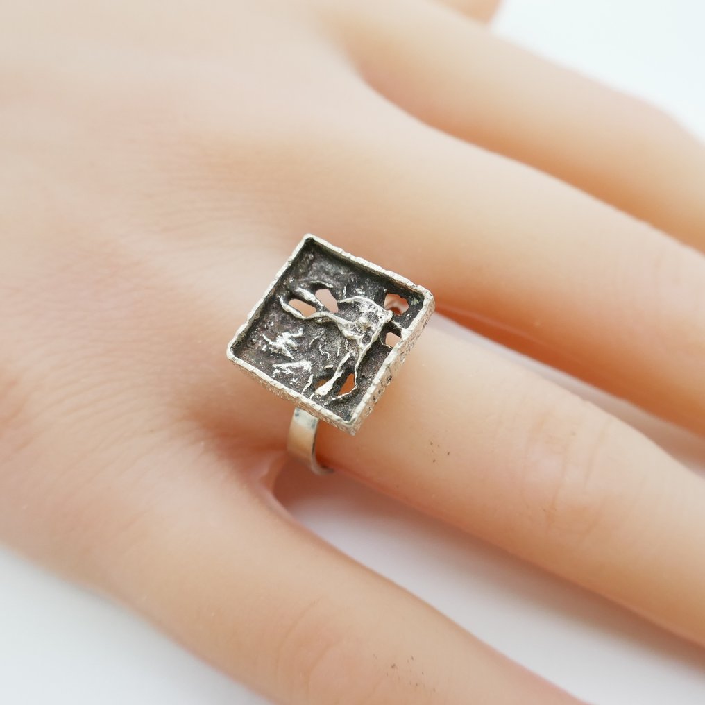 没有保留价 - Hermann Siersbol - 戒指 银 #1.0