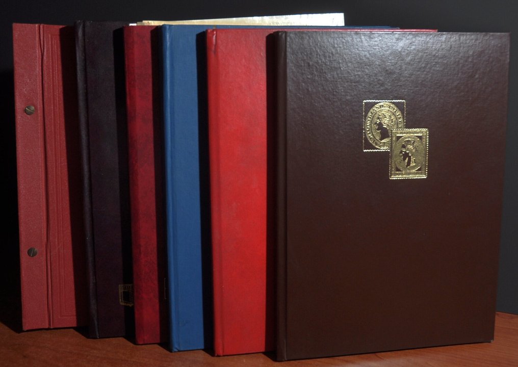 World  - Party with various countries in an album and stock books (253 photos). #1.0