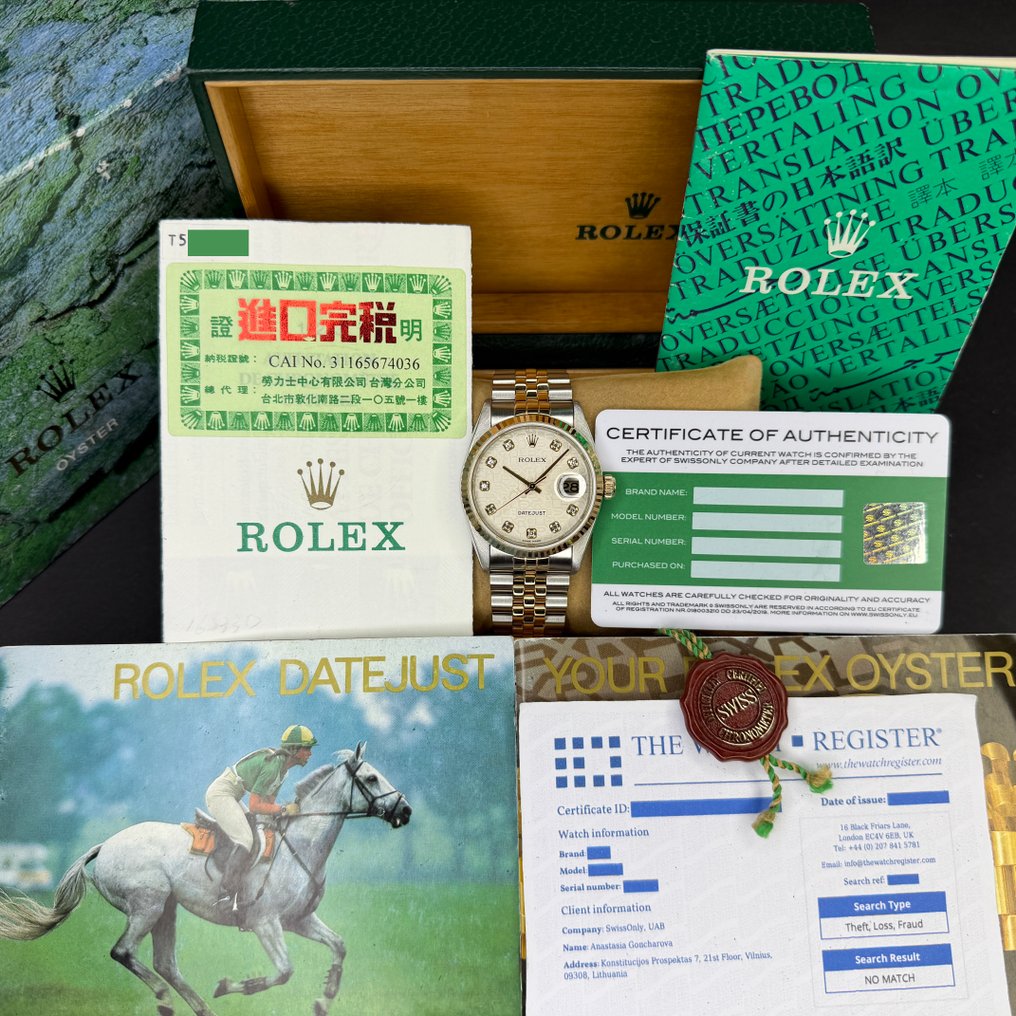 Rolex - Datejust - 16233 - Uniszex - 1996 #1.0