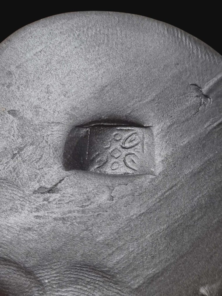 中世紀，十字軍時代 銀, 稀有的帝国十字印章 戒指  (沒有保留價) #3.2