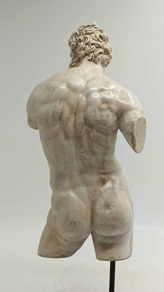 Sculpture, Torso di Poseidone - 46 cm - marble dust #3.2