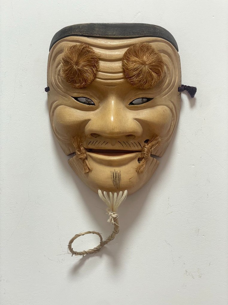 Mask - 日本的传统戏剧木制面具 (没有保留价) #1.0