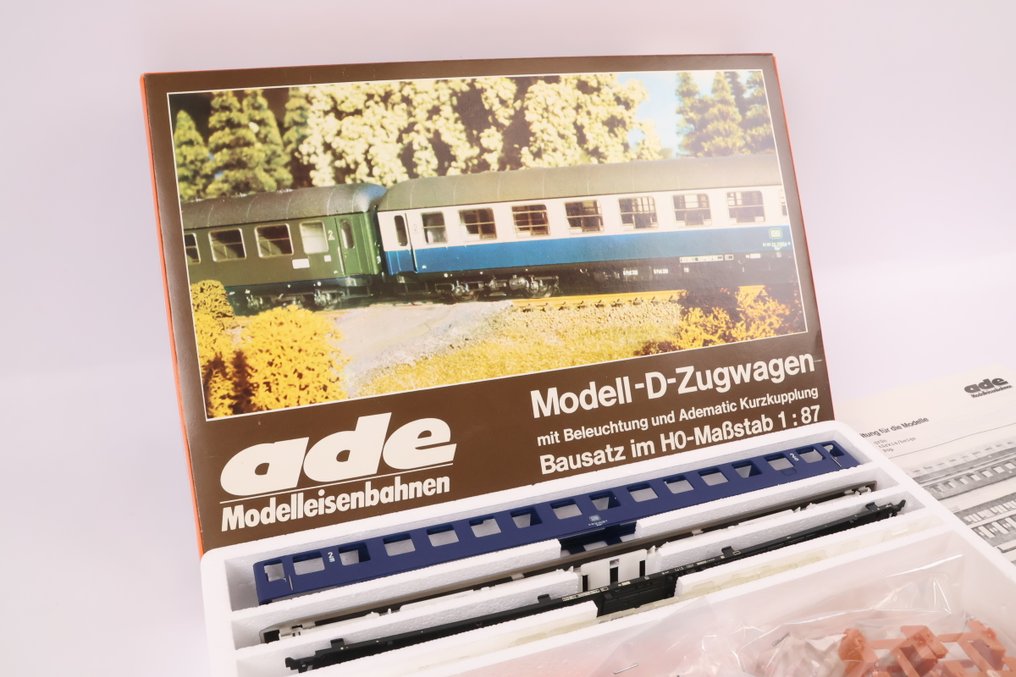 ADE H0 - B-5011-5 - Model train passenger carriage (1) - Light railcar, second class, type Bcüm - DB #3.2