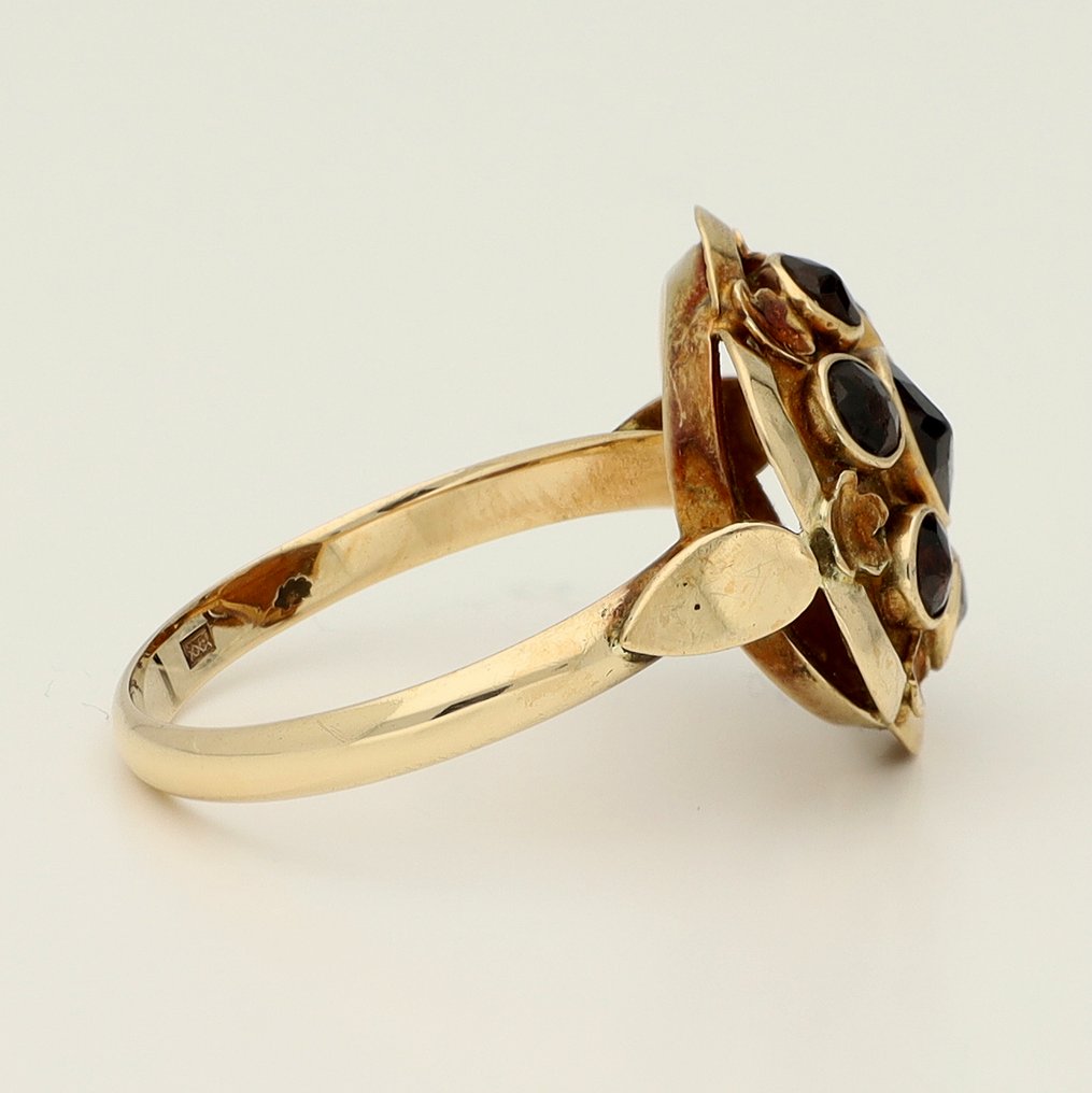 No reserve price - Ring - 14 kt. Yellow gold - Grenade #3.2