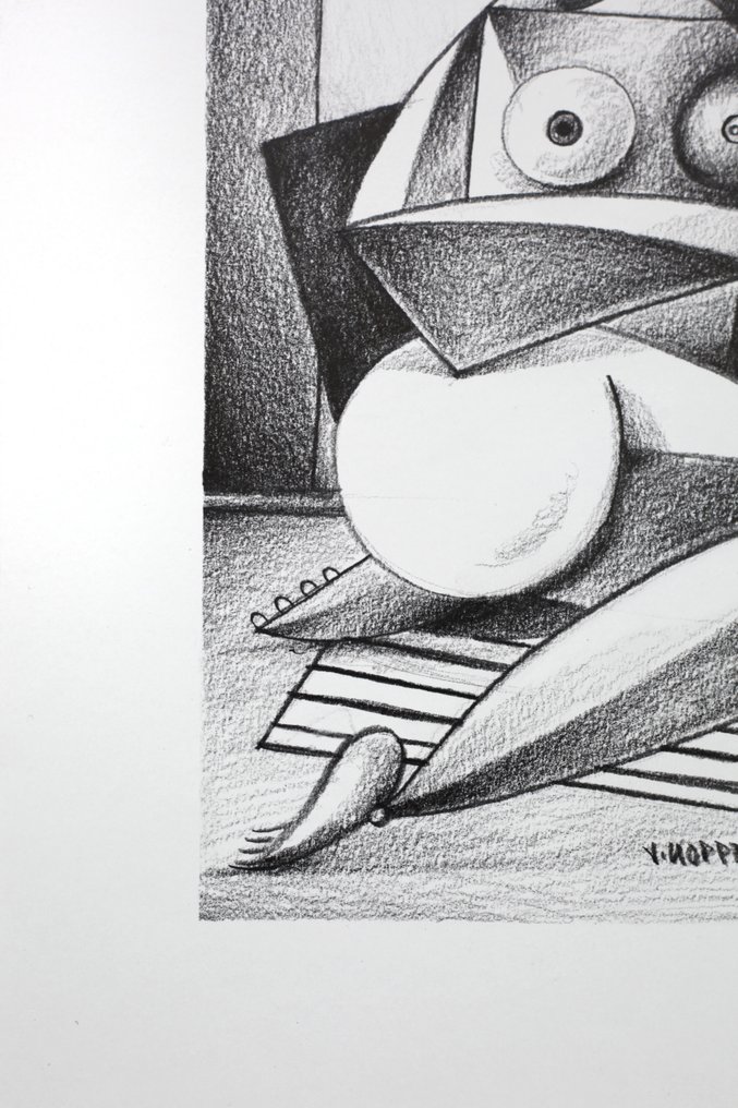 Jone Hopper - Etude pour muse assise sur un coussin #3.2