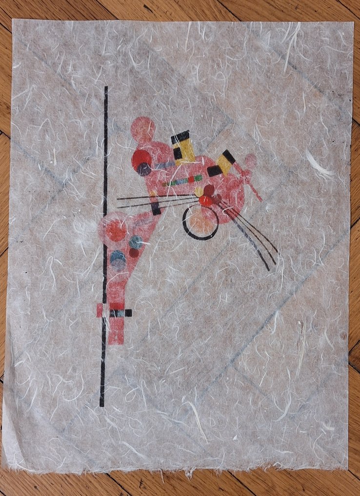 Emma Wildfang - Diptych Pink Panther "Tribute series"- Icons Reimagined "Wassily Kandinsky" #1.0