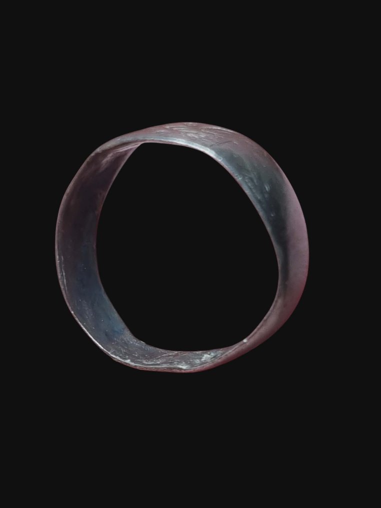 中世紀，十字軍時代 銀, 稀有的帝国十字印章 戒指  (沒有保留價) #2.1