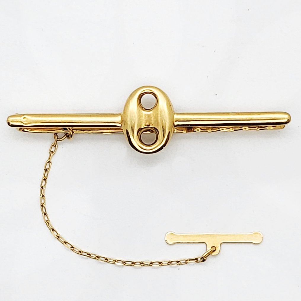 Slipseklemme - 18 kraat Gulguld #1.0