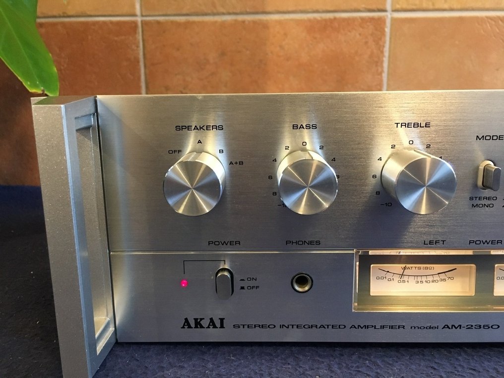 Akai - AM-2350 - recapped Solid state integrated amplifier #4.3