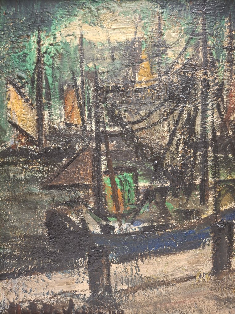 Hubert de Vries (1899-1979) - Haven van antwerpen #1.0