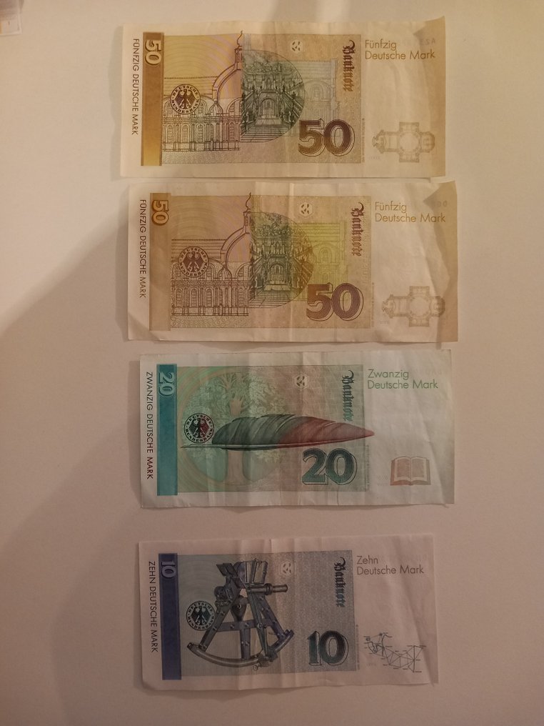 德国. - 10, 20 and 2 x 50 Mark - Various Dates  (没有保留价) #3.2