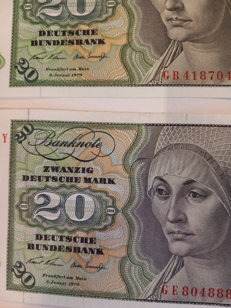 Germania, Republica Federală. - 10 and 3 x 20 Mark - Various Dates  (Fără preț de rezervă) #2.1