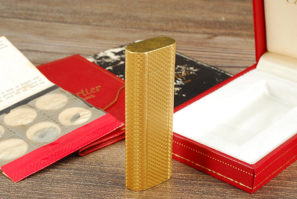 Cartier - Oval Gas Lighter - 口袋打火机 - 金镀（Plaqué Or G） #4.3