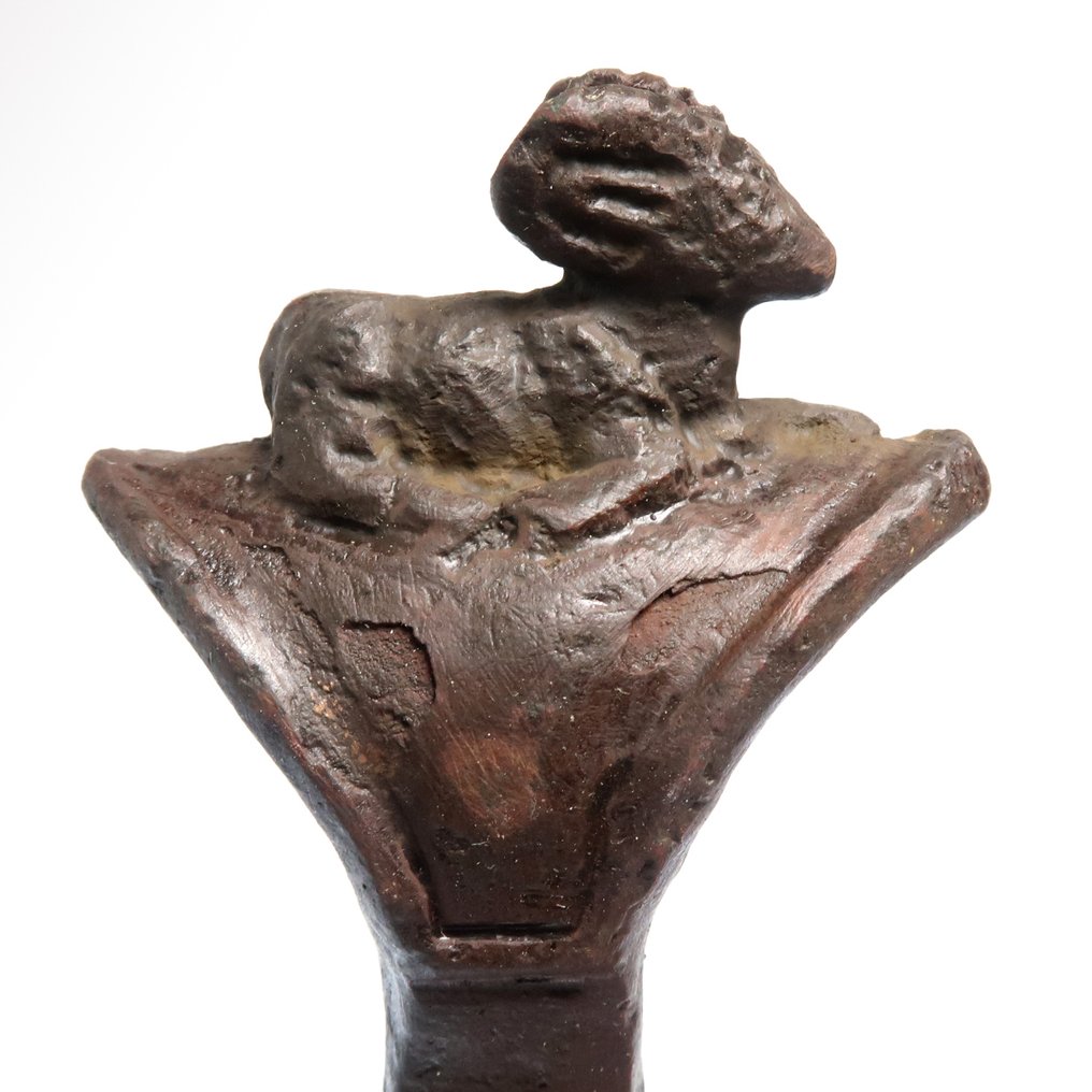 Mesopotamia Pronssi Axe-Head laskuva ibex #1.0