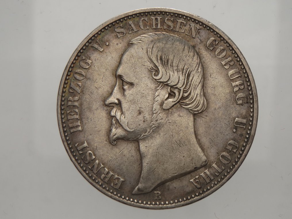 Germany, Saxe-Coburg-Gotha Thaler 1869 Ernst II (1844-1893)  (No reserve price) #1.0