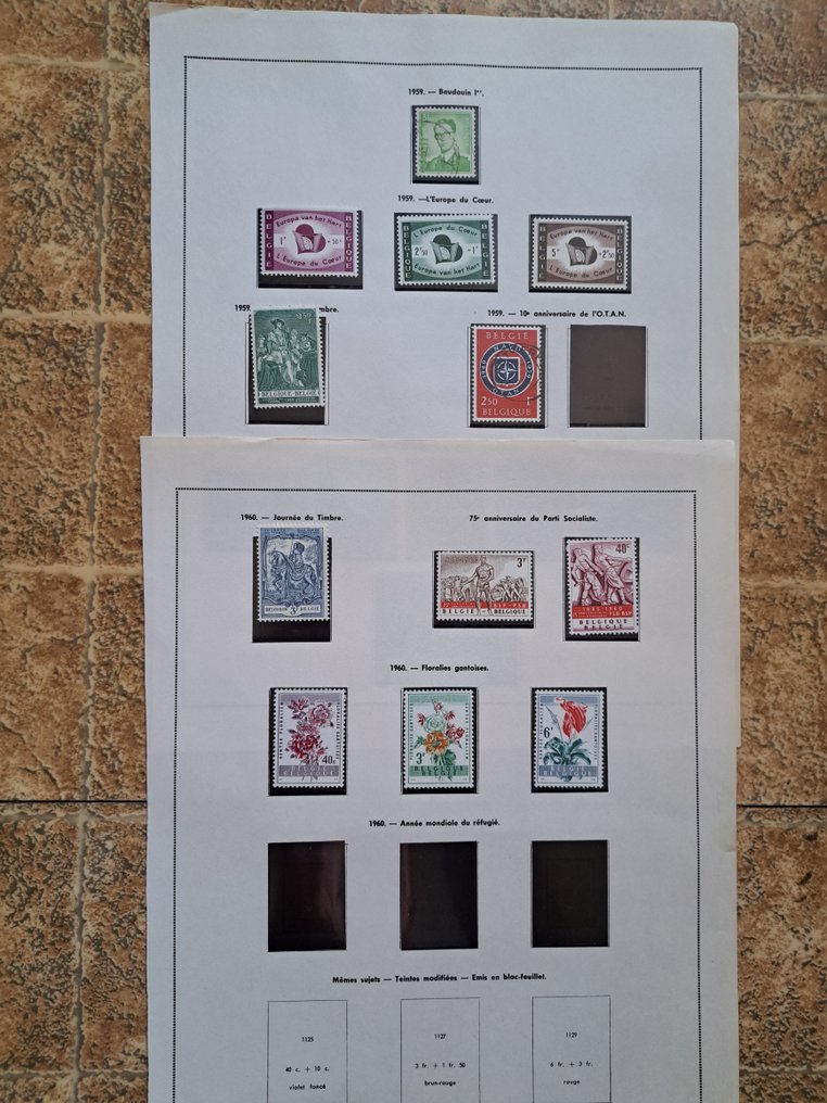 比利时 1936 - 比利时特殊邮票，邮票集 1936-2020+。 #4.3
