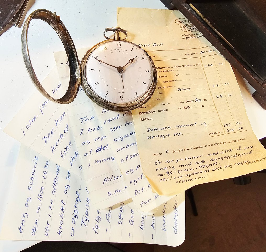 Bradley, Norton - Calendar vergy fuse with wood box - Sprzed 1850 r. #2.1