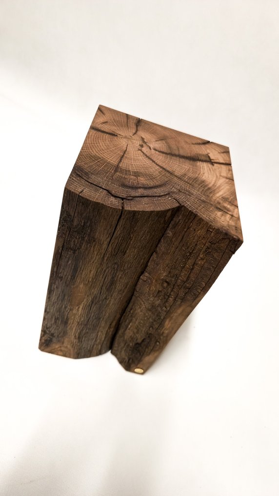 The Forest - Art & Woodworking Studio - Side table - Oak - Recycled Oak Log Coffee Table #1.0