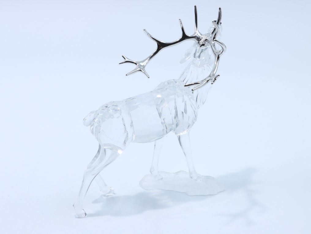 Statue - Swarovski Crystal - Edelhert (Boxed + certificate) - Krystall #4.3
