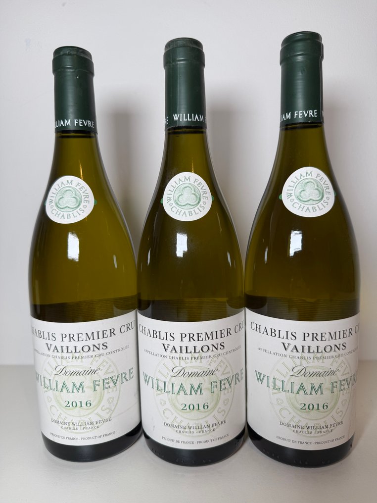 2016 Domaine William Fèvre "Vaillons" - Chablis 1er Cru - 3 Bottles (0.75L) #1.0